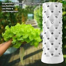 Vertical 80-Pots Hydroponics Tower Set Hydroponic Growing System Home Gardening picture