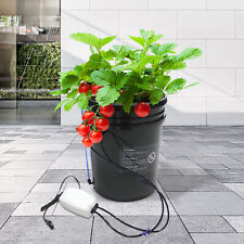 Deep Water Culture DWC Hydroponic Grow System Kit,5 Gallon Round Bucket 110V 8W picture