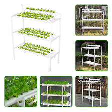 Hydroponic Grow Kit 1/3 Layer 36/90/108 Plant Sites PVC Pipes Hydroponics picture