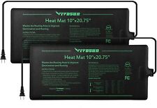 VIVOSUN 2 Pack Durable Waterproof Seedling Heat Mat Warm Hydroponic Heating Pad  picture