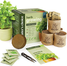 Indoor Herb Garden Starter Kit - Cooking Gifts for Women Gardener - Creative Kit picture