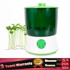 2-Layer Bean Sprouts Machine Large Capacity Automatic Bean Sprouter Grow Tool US picture