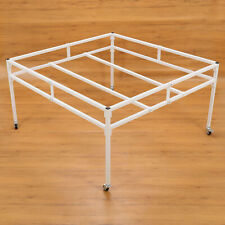 4'x8', 4'x4' White Rolling Flood Table Stand Hydroponic Germination Trays Plants picture
