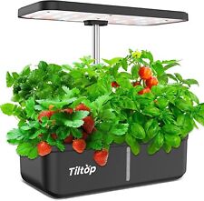 TILTOP 8/12 Pods Hydroponics Growing System Timer w/LED Grow Light Indoor Garde picture
