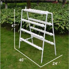 TECHTONGDA Hydroponic 70 Sites 8 Pipes 4 Layers 2 Rows Grow Kit Grow System picture