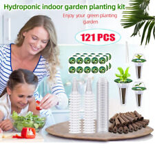 121Pcs Seed Pod Kit Hydroponics Garden Accessories Grow Anything Kit Sponge Dome picture