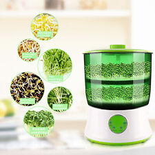 2-Layer Automatic Bean Sprouts Machine Electric Bean Seed Sprouter Sprout Maker picture