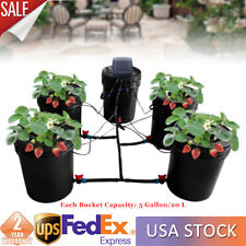4+1Buckets Multi Barrel Hydroponic Machine Drip Irrigation System Kit In/Outdoor picture