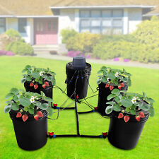 5-Gallon Hydroponics Grow System Recirculating Deep Water Culture Kit 5 Pots picture