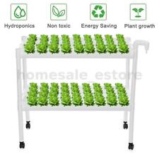 72 Holes Hydroponic Growing Tool Kit Garden System Vegetable 8 Pipes Plant Site* picture