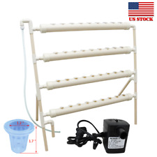 36-Sites Ladder Style Hydroponic System Kit Garden Plant Growing Tool w/Pump picture