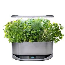 AeroGarden Bounty Elite Stainless Steel with gourmet Herbs Seed Pod Kit picture