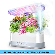Hydroponics Growing System 11 Pods, Indoor Herb Garden with LED Grow Light picture