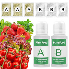 Hydroponic Nutrients (800Ml in Total) - Easy to Use a & B Plant Food for Aero... picture