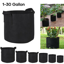 10pcs Fabric Root Pots Flower Plant Grow Pot Bags 1/2/3/5/7/10/15/20/30 Gallon picture