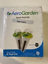 2pack AeroGarden Salad Greens Seed 6 Pod Kit NEW SEALED sell by 01/2023 picture