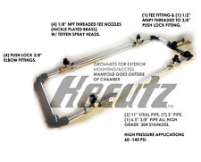 High Pressure Aeroponic Misting (4)xNozzle Manifold Kit 20