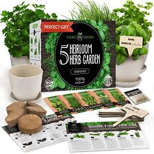 Indoor Herb Garden Starter Kit - Christmas Gift for Gardeners - Complete 5 He... picture