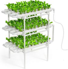 Hydroponic Site Grow Kit Hydroponics System 108 Plant Sites 3 Layers PVC-U Pipe picture