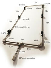 High Pressure Aeroponic Misting (6)xNozzle Manifold Kit 36