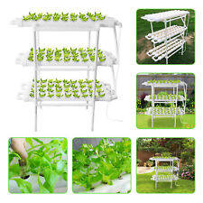 Hydroponic Grow Kit Hydroponics System 108 Plant Sites 3 Layer 12 Pipes picture