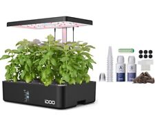 iDOO Indoor LED Hydroponic 12-Pod Growing System w/seeds & accessories IG301 picture