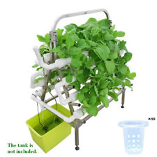 Double Side Ladder SS Holder Hydroponic 88 Sites Grow Kit Garden Growing System picture
