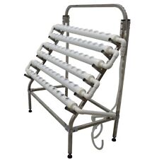 1 Side Ladder-Style Hydroponic 66Hole Plant Site Grow Kit 6 Pipe Stainless Steel picture