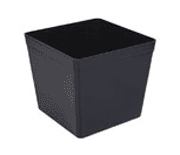 Perfect Pot 8.5x8.5x7.5 Heavy Duty Black Grow Pot