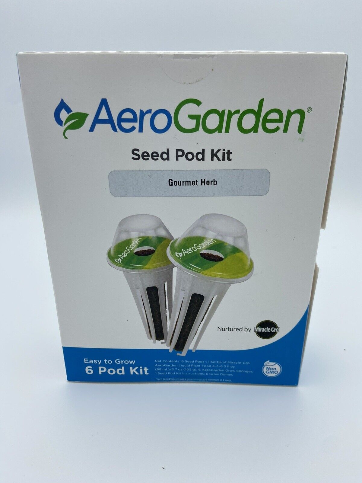 AeroGarden Gourmet Herb Seed Pod Kit - Herb Seeds for AeroGarden Sell By 8/31/24