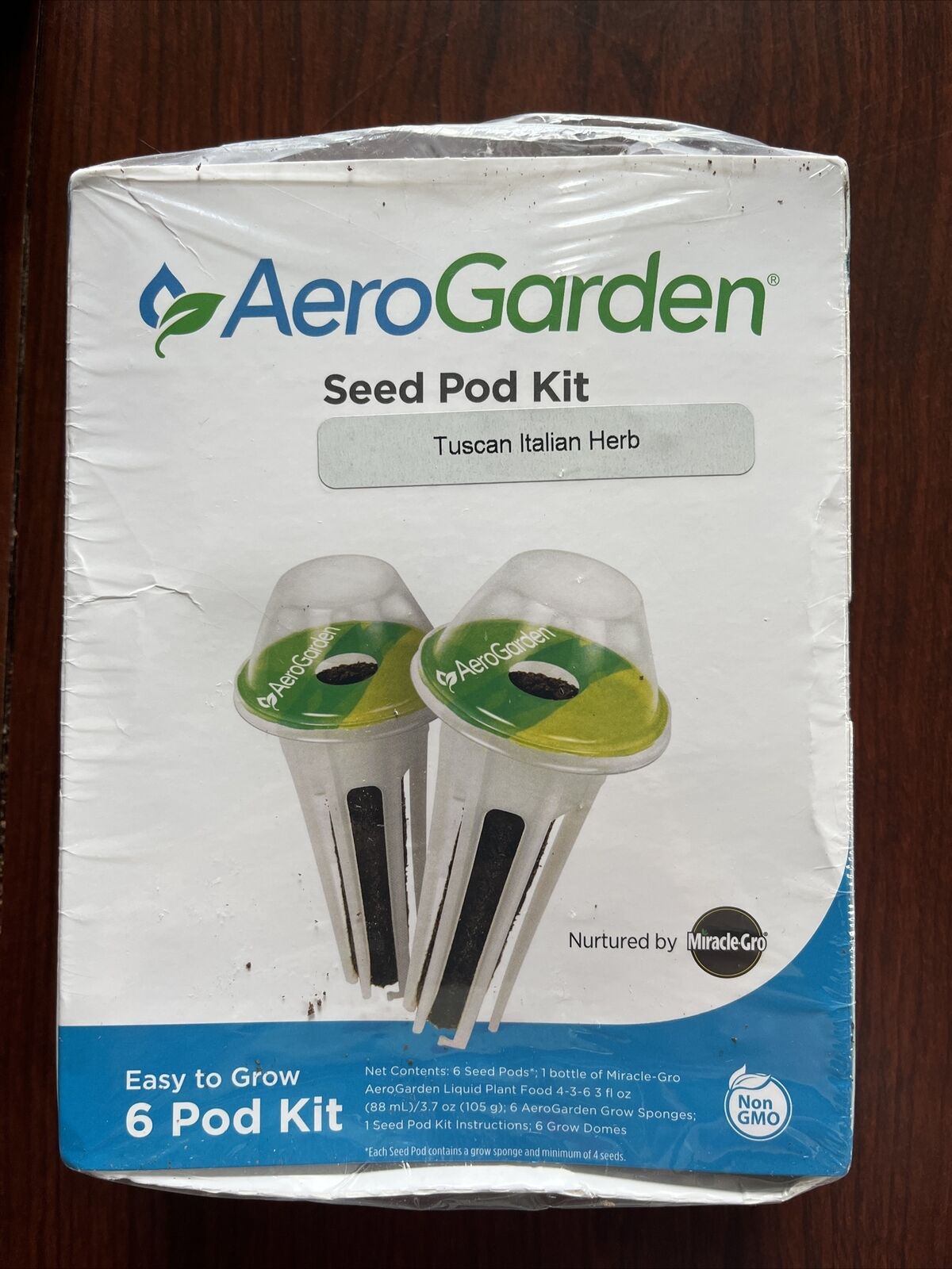 AeroGarden Seed Pod Kit Tuscan Italian Herb 6 Pods