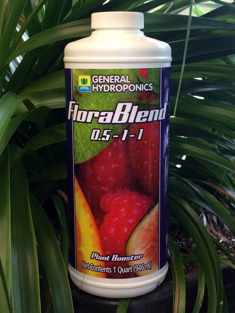 General Hydroponics FloraBlend 1 Quart - flora blend vegan tea compost qt 32oz