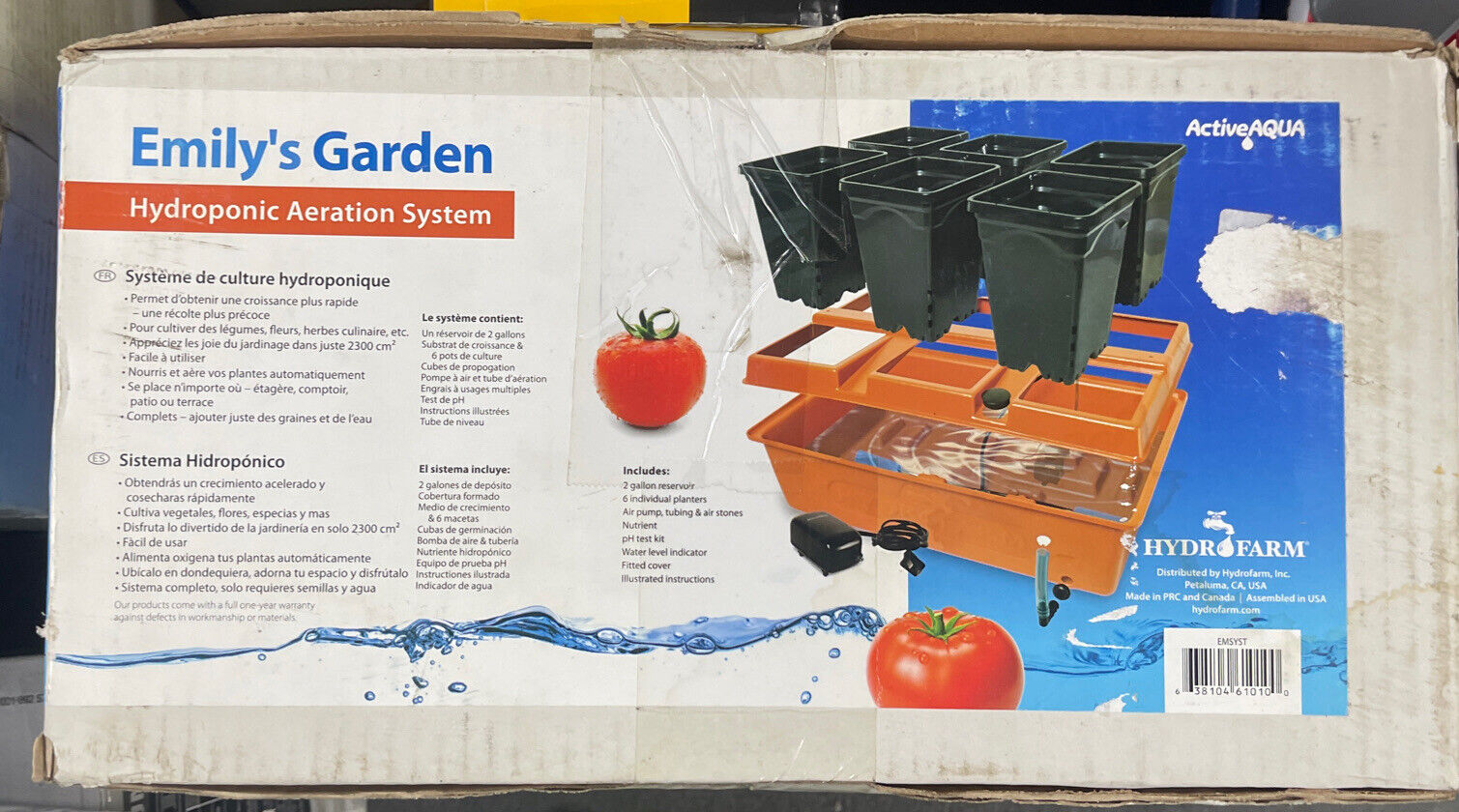 Hydroponic Garden System Indoor Gardens Planters Plants Grow Vegetables Soil NEW