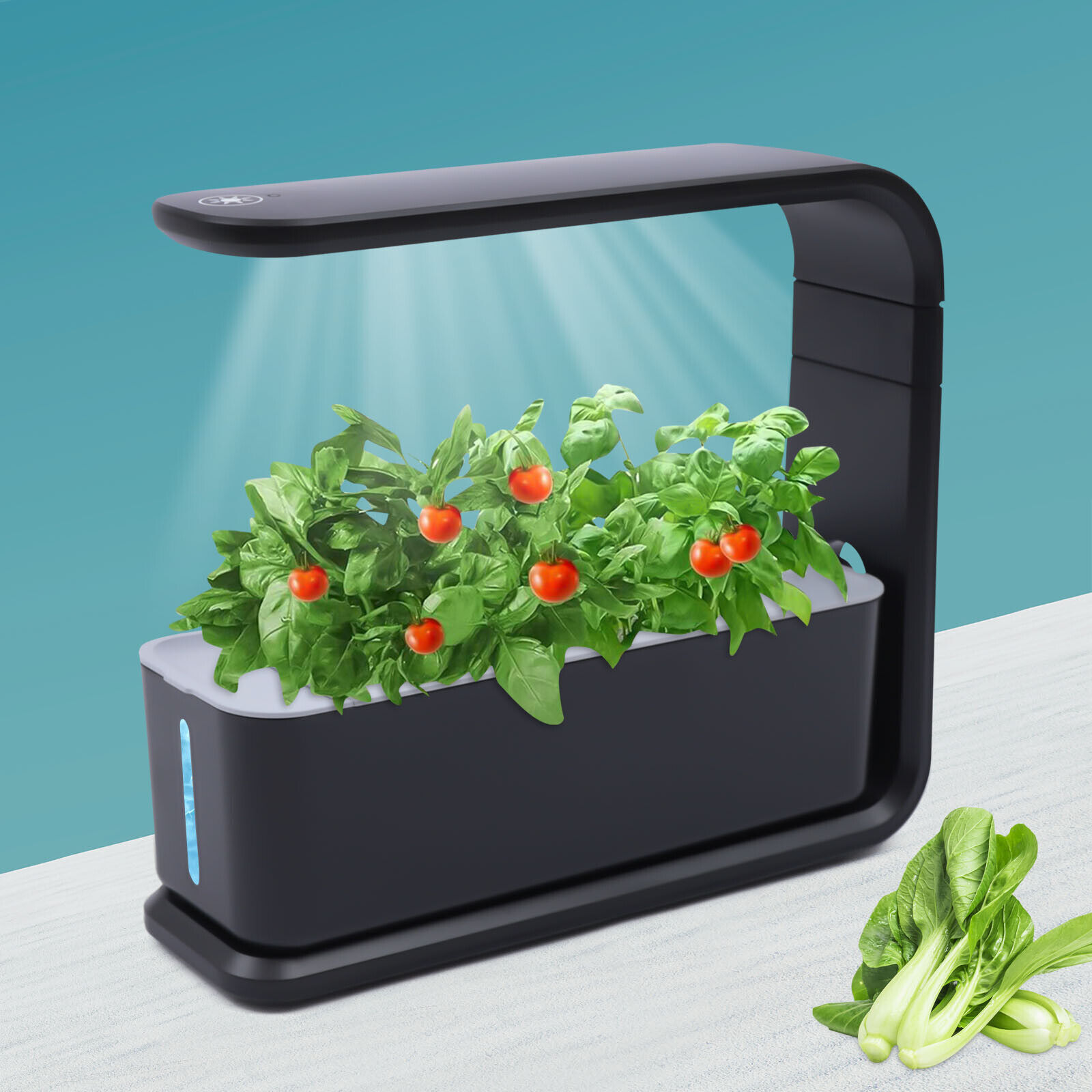 3 Pots LED Grow Starter Kit Herb Garden System Indoor Hydroponic Growing Light