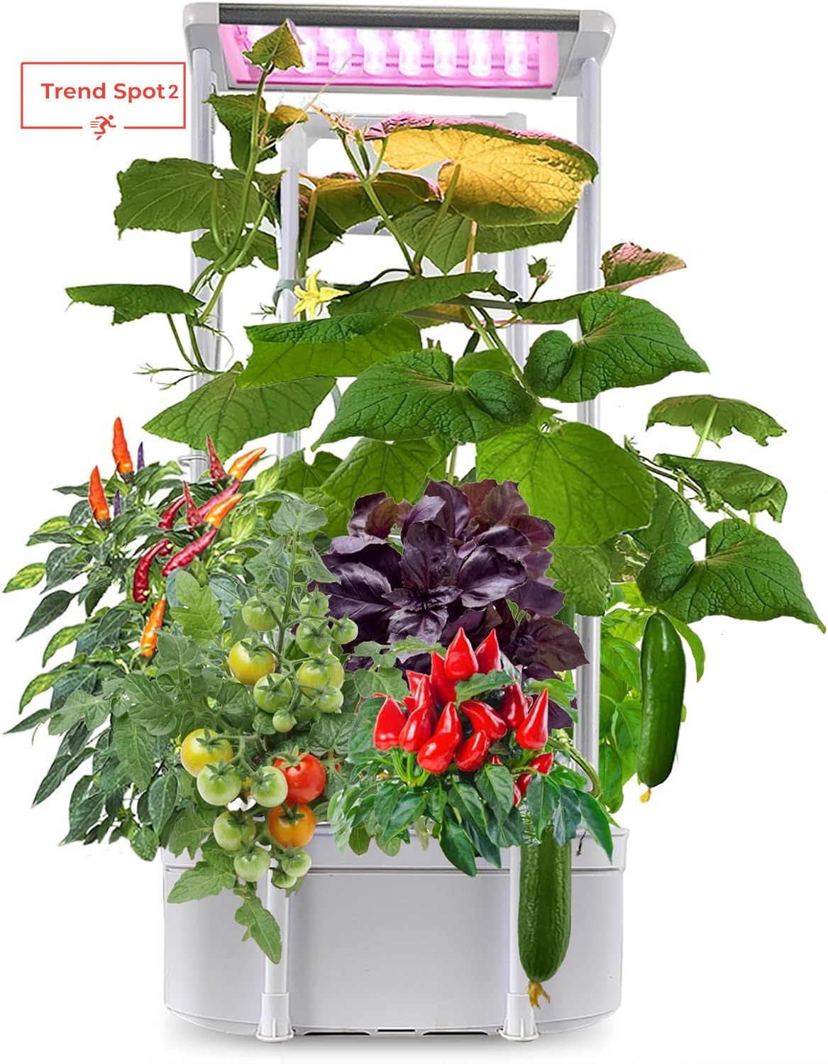 Hydroponics Growing System,Smart Hydroponic Gardening System with LED Grow Light