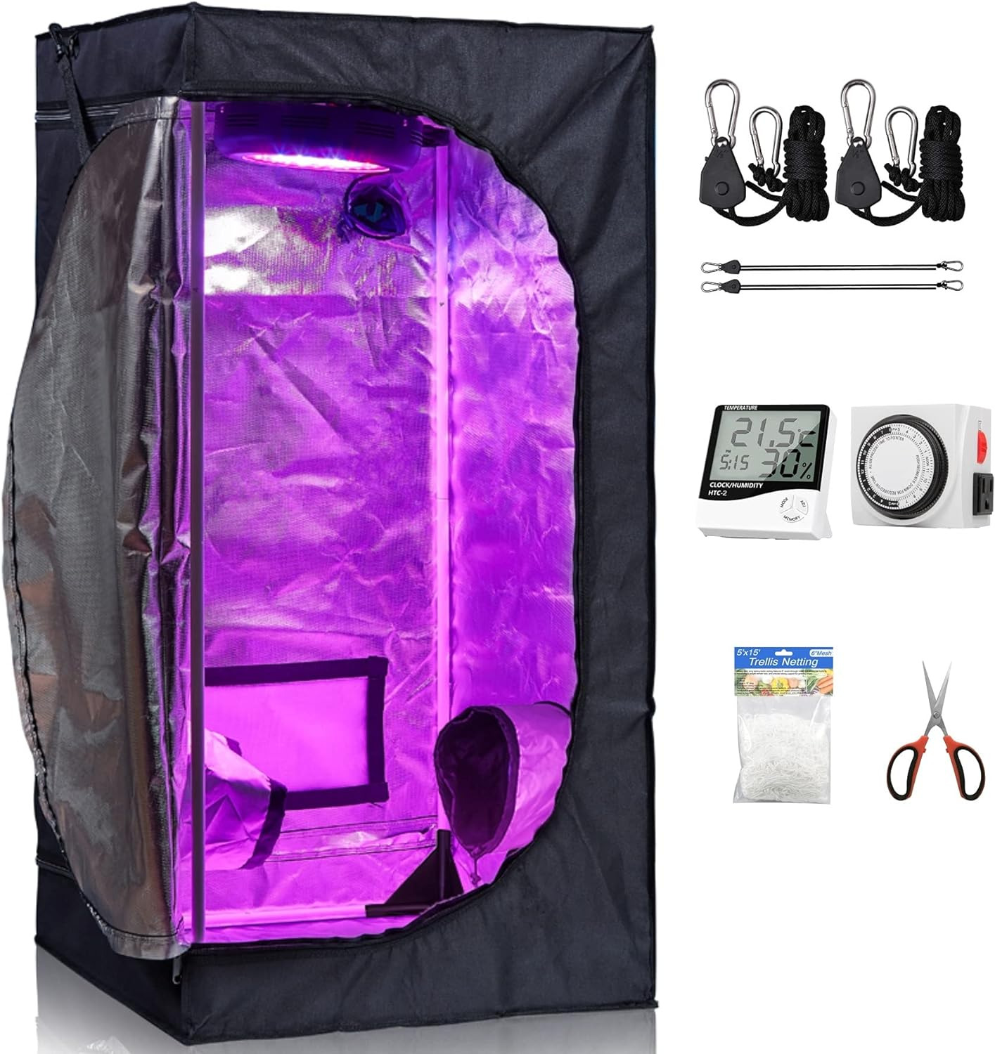 Hydroponic Kit Grow Tent Room Complete Kit 32