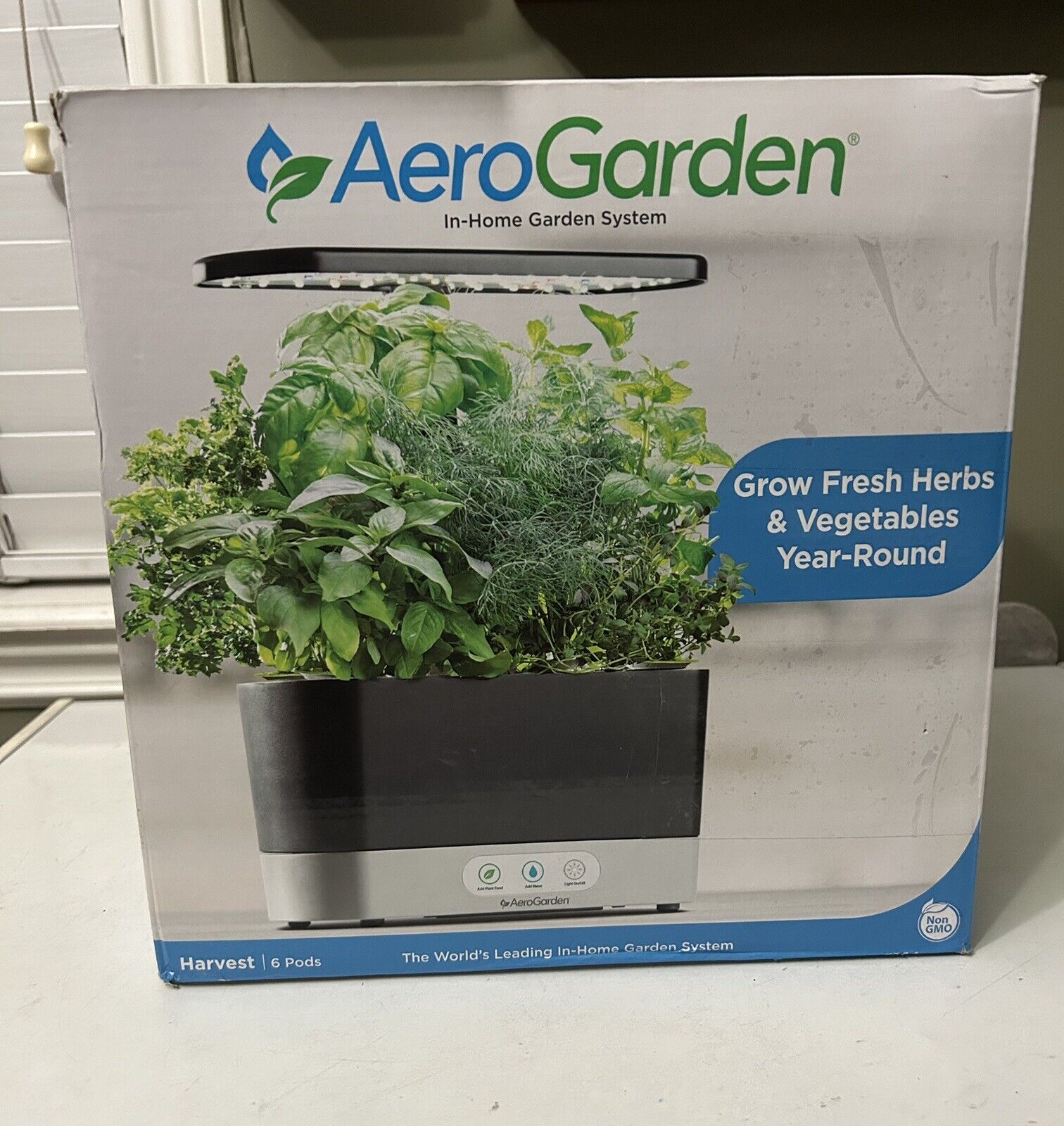 AeroGarden Harvest Home Garden System (New Open Box)