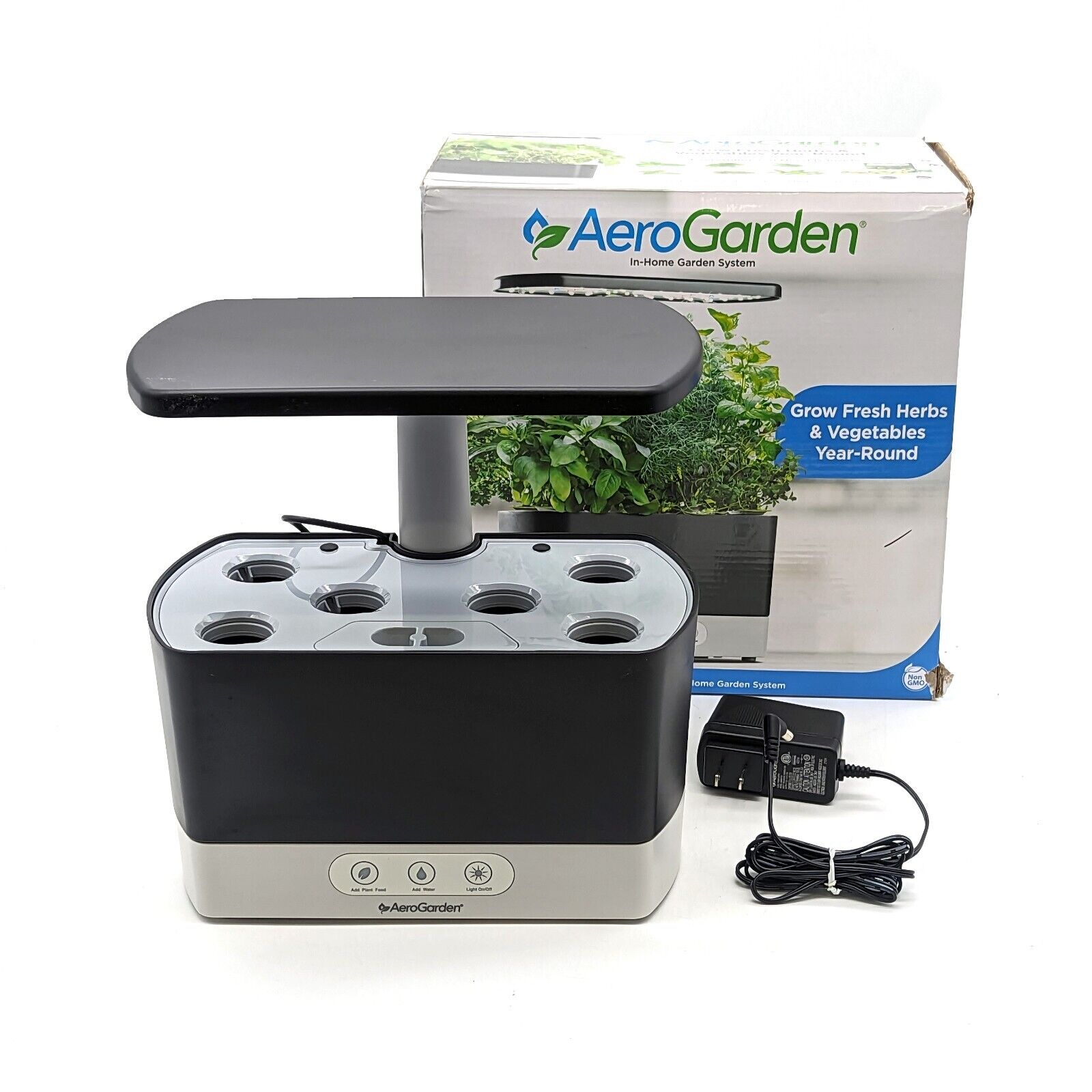 AeroGarden 100690-BLK Indoor LED Harvest Hydroponic Garden Grow System