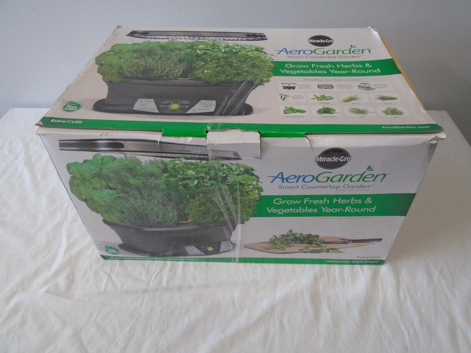 Miracle-Gro AeroGarden Smart Countertop Garden Extra LED Model 100745-BLK [NEW]