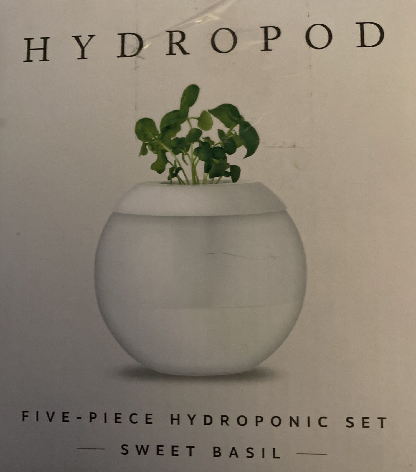 Rare DELL TECHNOLOGIES Faxit HYDROPOD Five Piece Hydroponic Set Sweet Basil