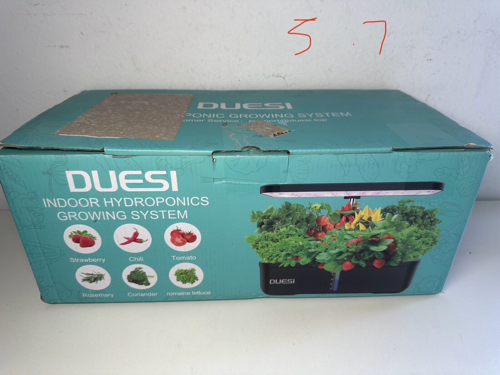 DUESI 12Pods Hydroponics Growing System,Upgrade Indoor Herb Garden 2.0 with G...