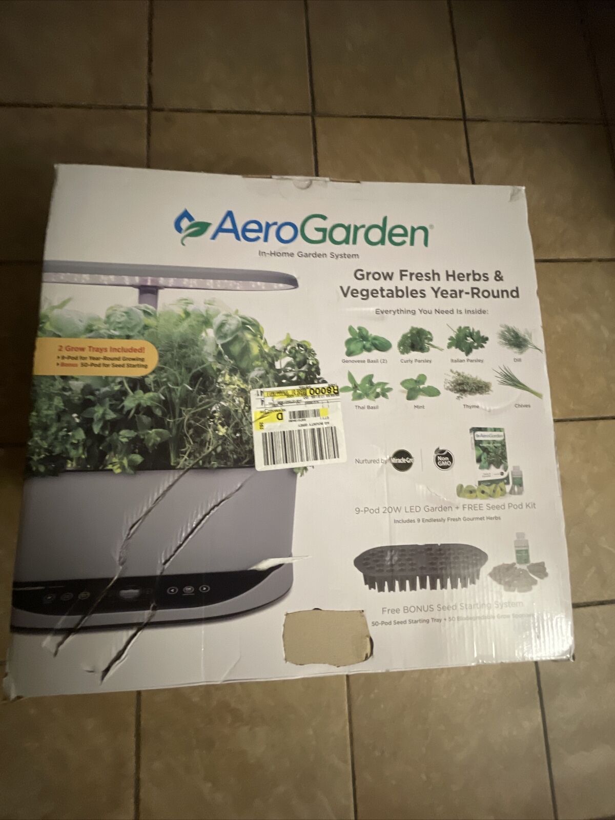 AeroGarden 903141-4200 Bounty Basic with Seed Starting System Indoor Garden
