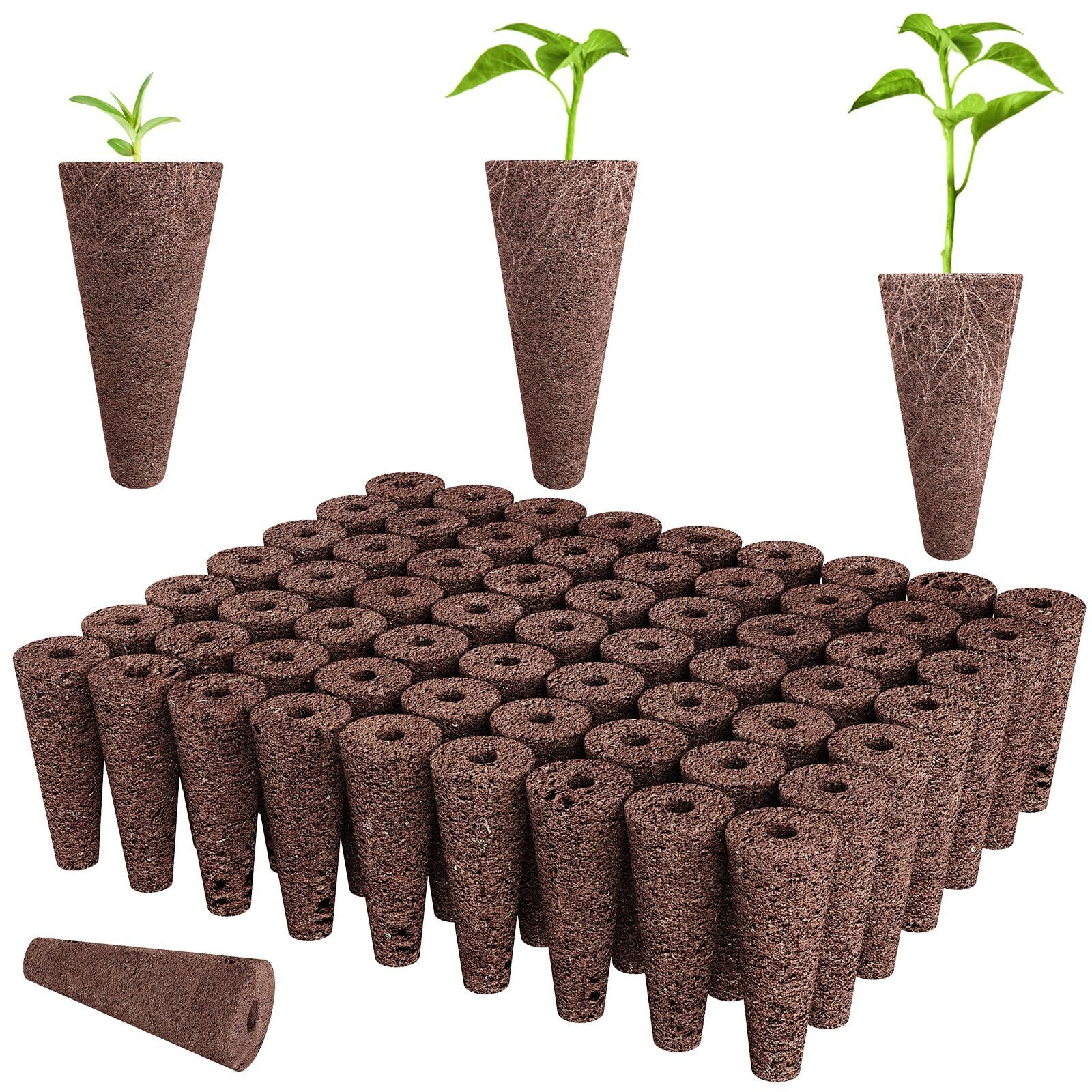 50pcs Seed Pods Kit for Aerogarden 50 Grow Sponges Hydroponics Garden Accesso...