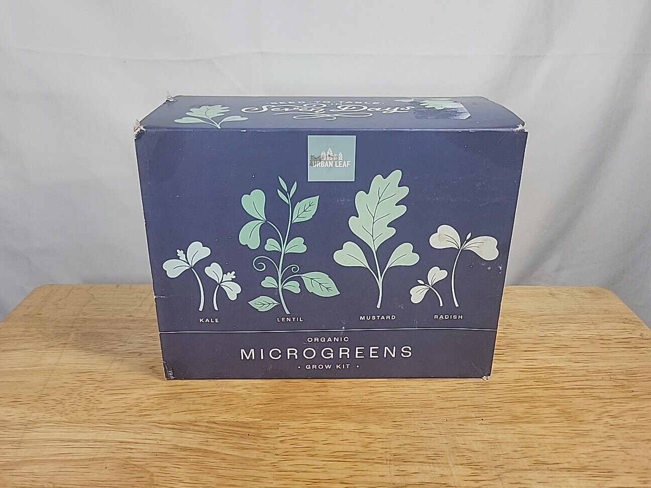 Urban Leaf Organic Microgreens Windowsill  Grow Kit Complete Used