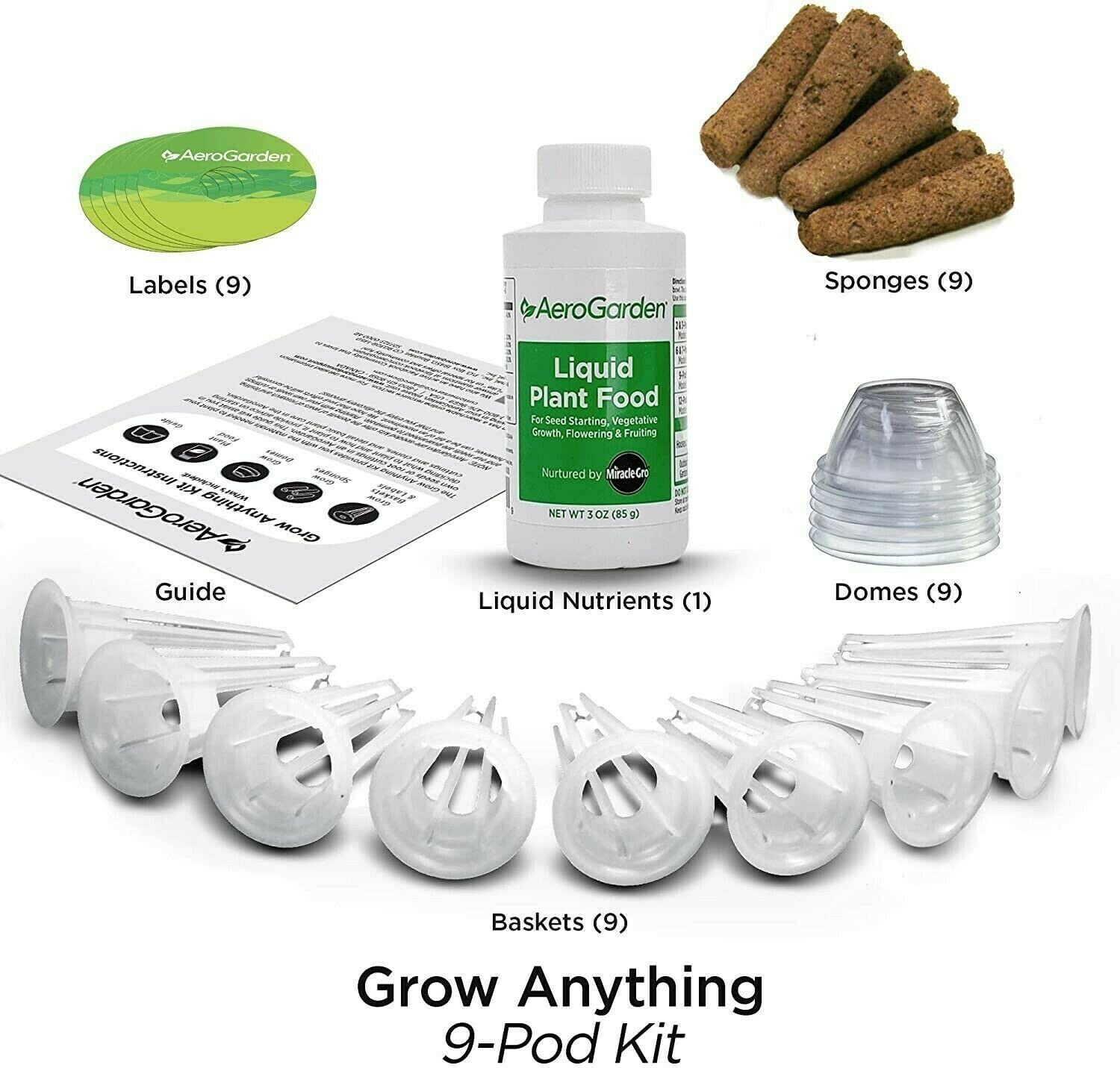 AeroGarden Grow Anything Seed Pod Kit, 9 pod