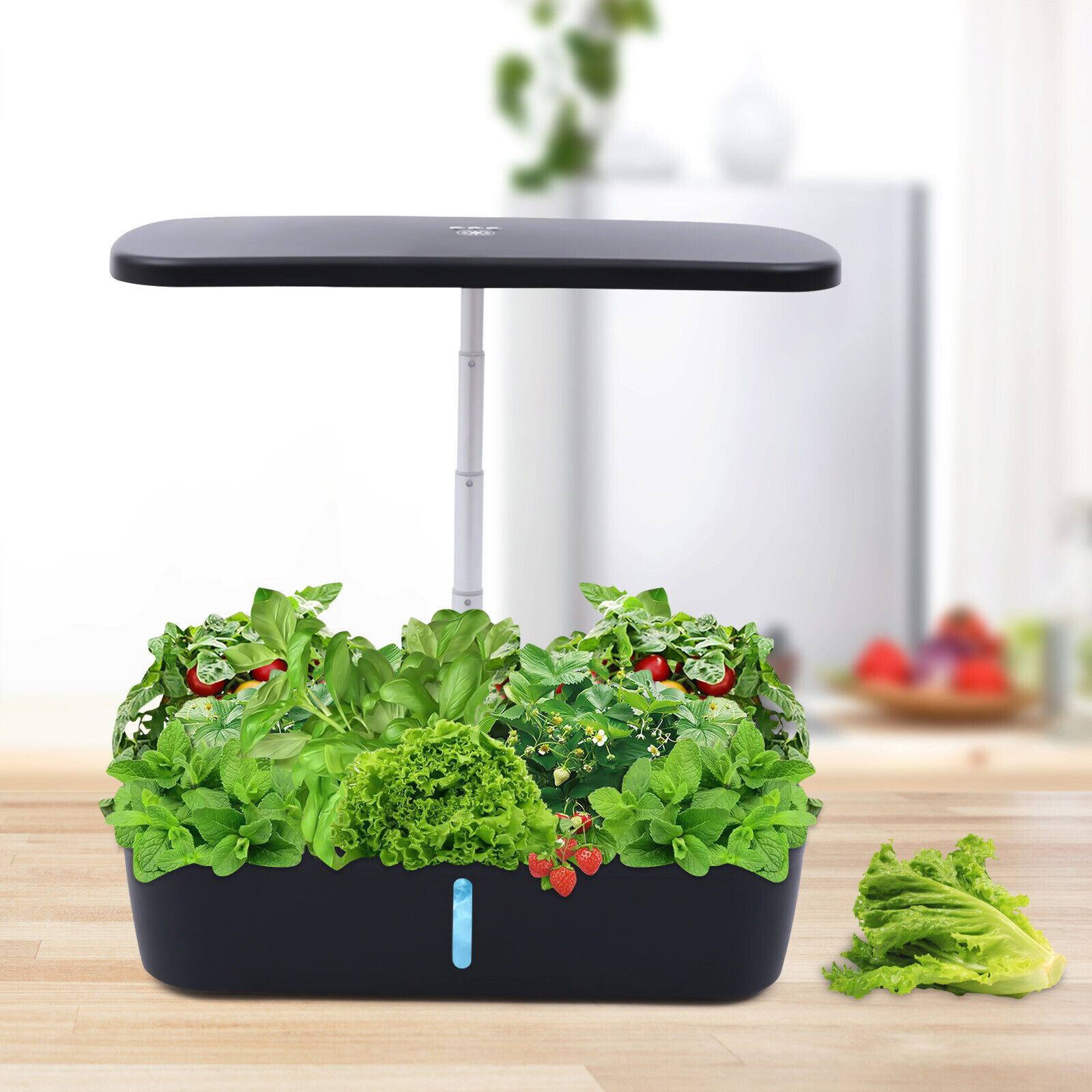 Indoor Hydroponics Growing System Herb Garden with 15W 139 LED Growing lights