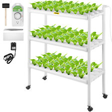 VEVOR Hydroponic Site Grow Kit Hydroponics System 108Plant Sites 3Layers w/Timer picture