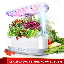 Hydroponics Growing System with LED Grow Light Indoor Garden Plant Kit 11 Pods picture