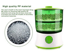 110V Automatic Bean Sprouts Machine 2-Layer Household Seed Sprouter Maker Green picture