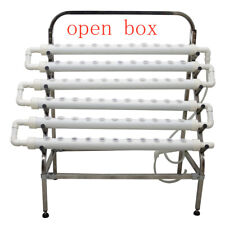 open box Terrace Type Hydroponic 66 Plant Site Grow Kit Stainless Steel Holder picture